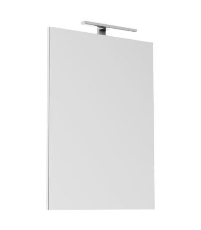ADP DLM6080CP DAYLIGHT RECTANGULAR FRAMED MIRROR 600x800 CHROME/MATTE BLACK - Urban Designs Bathroom and Kitchen