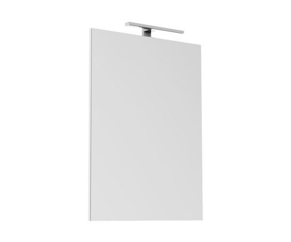 ADP DLM6080CP DAYLIGHT RECTANGULAR FRAMED MIRROR 600x800 CHROME/MATTE BLACK - Urban Designs Bathroom and Kitchen