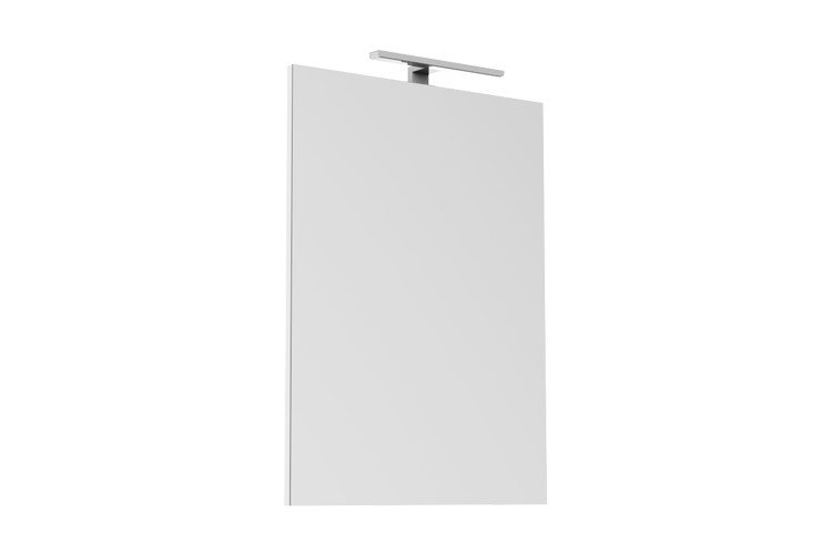 ADP DLM6080CP DAYLIGHT RECTANGULAR FRAMED MIRROR 600x800 CHROME/MATTE BLACK - Urban Designs Bathroom and Kitchen