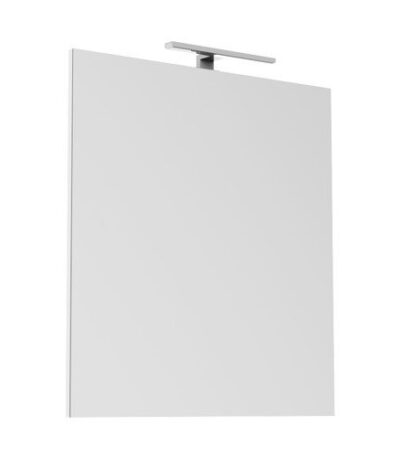 ADP DLM7580 DAYLIGHT RECTANGULAR FRAMED MIRROR 750x800 CHROME/MATTE BLACK - Urban Designs Bathroom and Kitchen