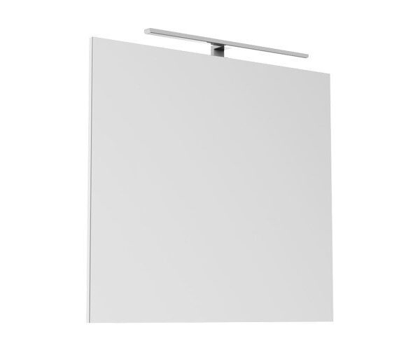 ADP DLM9080 DAYLIGHT RECTANGULAR FRAMED MIRROR 900x800 CHROME/MATTE BLACK - Urban Designs Bathroom and Kitchen