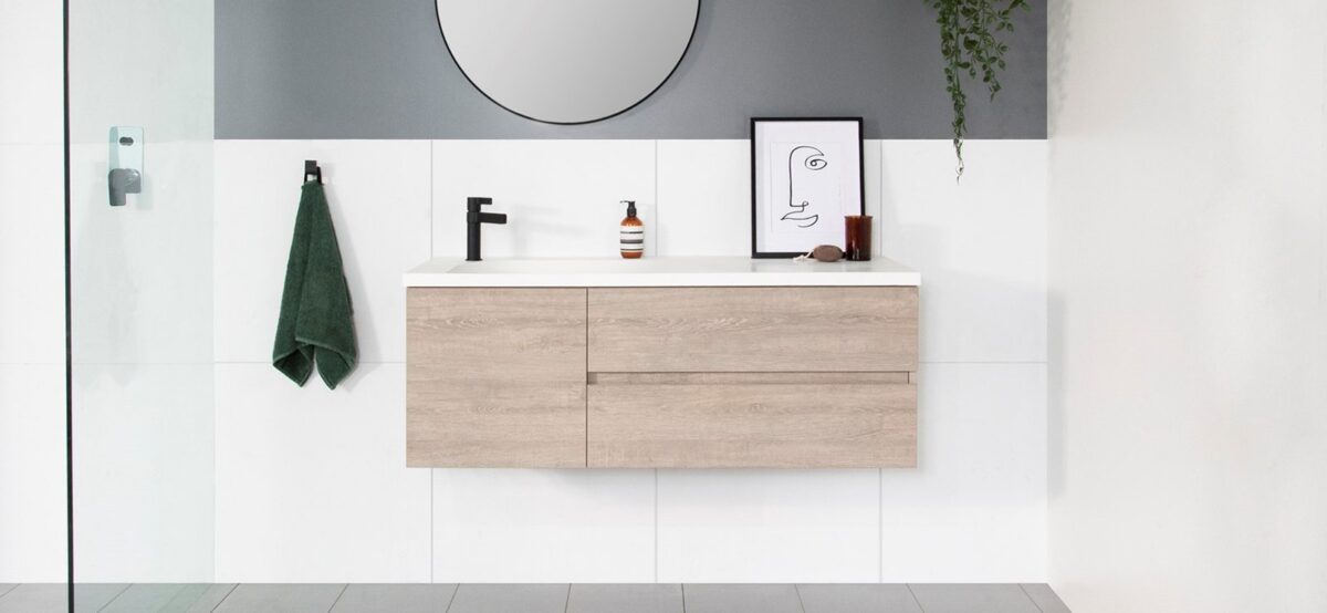 ADP DRIFT WALL HUNG VANITY WITH SOLID SURFACE TOP - Urban Designs Bathroom and Kitchen