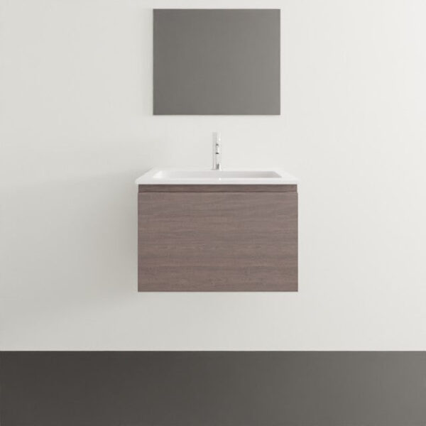 ADP Glacier Ensuite Pro All Drawer Slim Wall Hung Vanity with Cast Marble Top