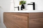 ADP GLACIER FULL DEPTH SLIM DOOR & DRAWER WALL HUNG VANITY WITH CERAMIC MOULDED TOP - Urban Designs Bathroom and Kitchen