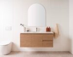 ADP GLACIER FULL DEPTH TWIN DOOR & DRAWER WALL HUNG VANITY WITH CAST MARBLE MOULDED TOP - Urban Designs Bathroom and Kitchen