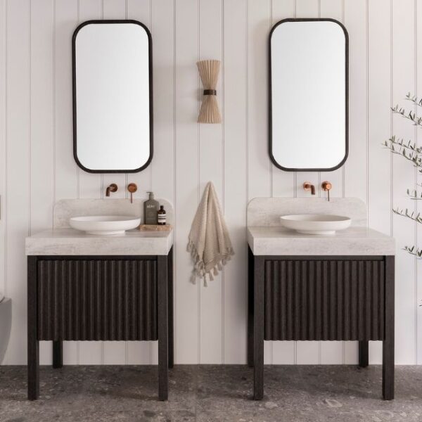 ADP Harper Floor Standing Vanity With Legs and Durasein Benchtop
