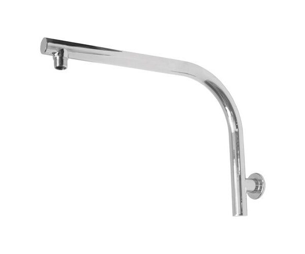 ADP JTAPSATWH TWILIGHT HIGH RISE SHOWER ARM CHROME & MATTE BLACK - Urban Designs Bathroom and Kitchen