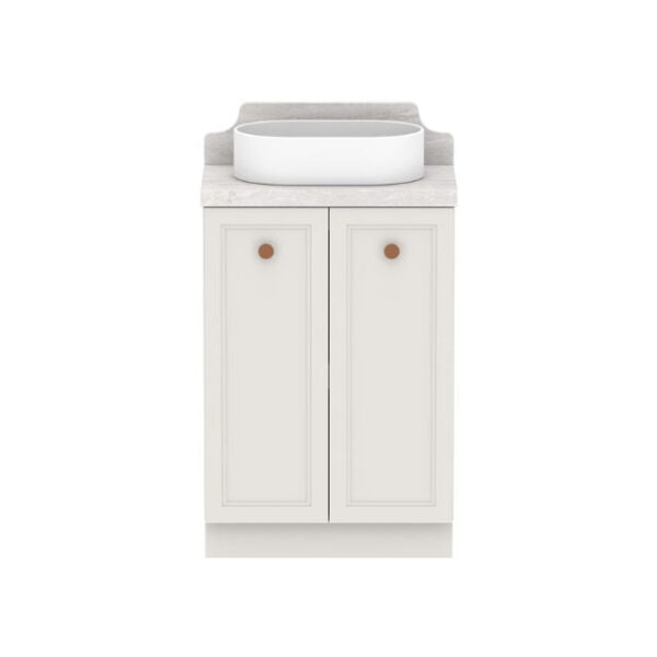 ADP Mabel Ensuite Floor Standing Vanity With Cherry Pie Premium Solid Surface Benchtop