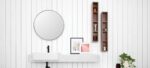 ADP SMALO7070BK ALORA ROUND FRAMED MIRROR MATTE BLACK - Urban Designs Bathroom and Kitchen