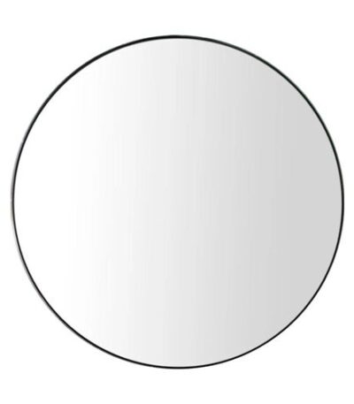 ADP SMALO7070BK ALORA ROUND FRAMED MIRROR MATTE BLACK - Urban Designs Bathroom and Kitchen