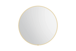 ADP SMSER7575BB SERA ROUND FRAMED LED MIRROR 750x750 BRUSHED GOLD - Urban Designs Bathroom and Kitchen