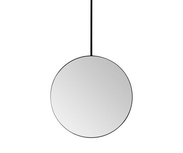 ADP SMST7070BK STELLA ROUND FRAMED MIRROR 700 MATTE BLACK - Urban Designs Bathroom and Kitchen