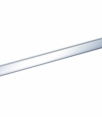 Aiko Square Single Towel Rail 610mm - Chrome | 7101-610