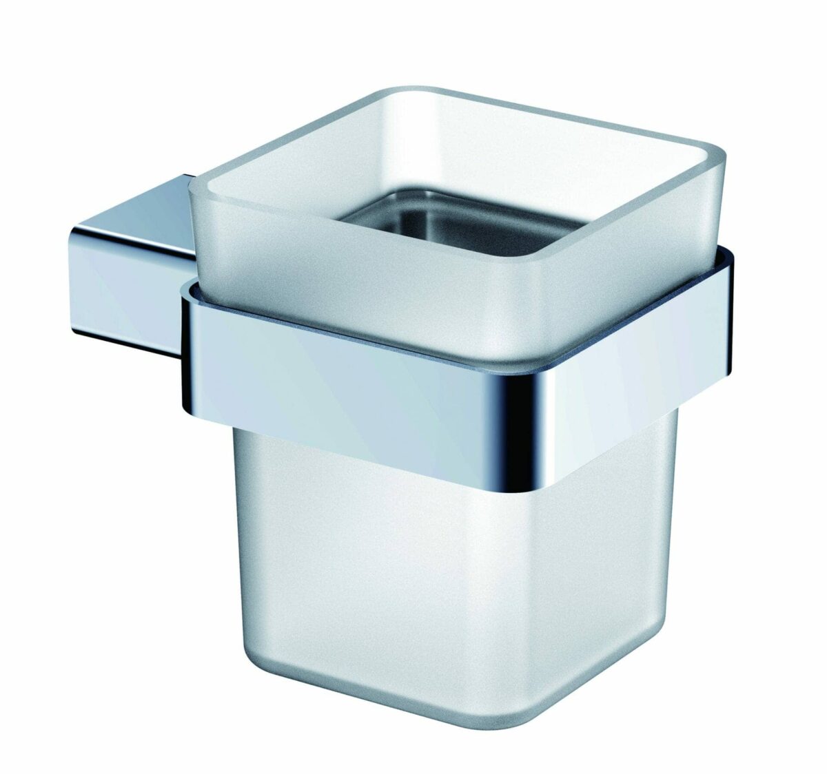 Aiko Square Tumbler Holder - Chrome | 7106