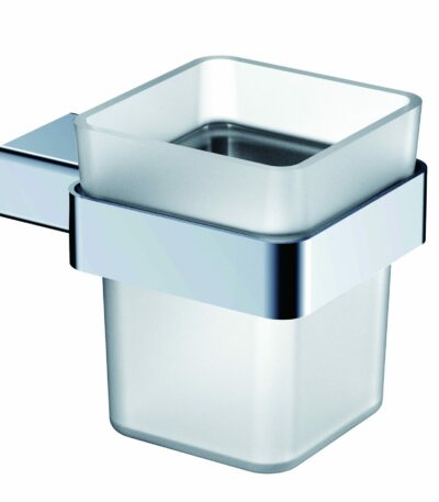 Aiko Square Tumbler Holder - Chrome | 7106