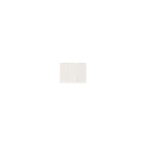 Akita Handmade Look Rectangle Tile - Pearl (Sample)