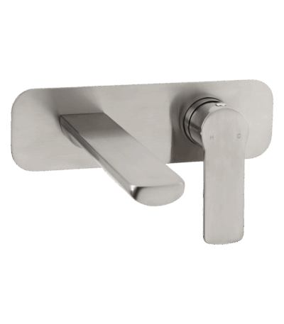 Alano Wall-Mounted Mixer - Brushed Nickel