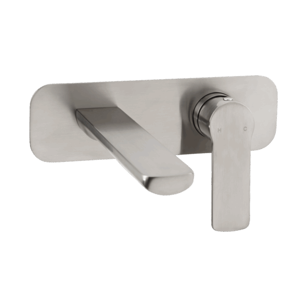 Alano Wall-Mounted Mixer - Brushed Nickel