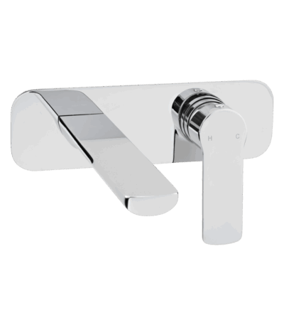 Alano Wall-Mounted Mixer - Chrome