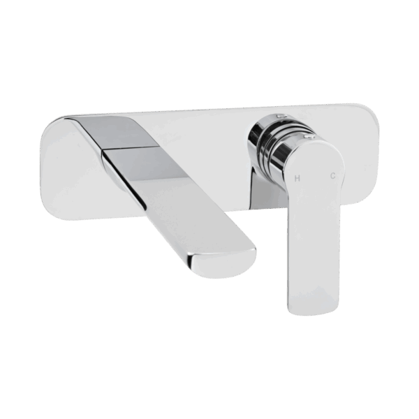Alano Wall-Mounted Mixer - Chrome