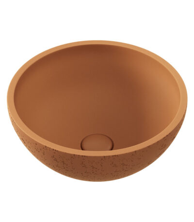 Alba Round Concrete Above Counter Basin, Tuscan