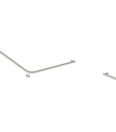 Aliro Accessible 140° Grab Rail - Stainless Steel - Set