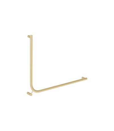 Aliro Accessible 90° Grab Rail - Brushed Brass