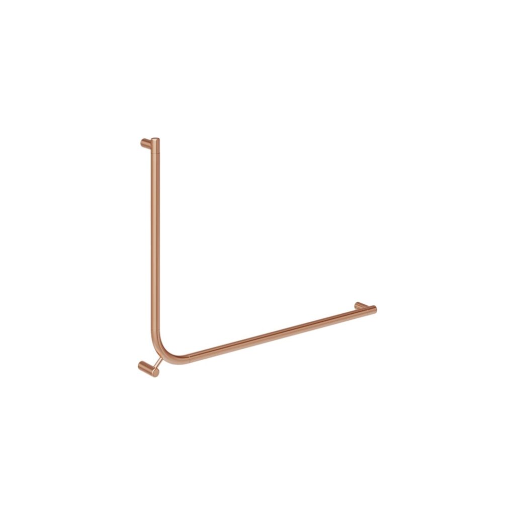 Aliro Accessible 90° Grab Rail - Brushed Copper