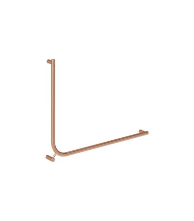 Aliro Accessible 90° Grab Rail - Brushed Copper