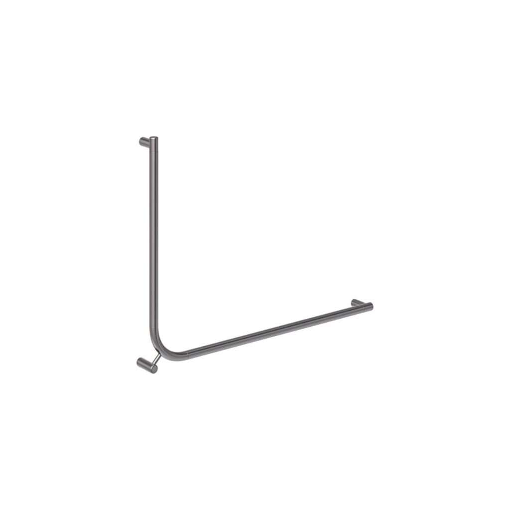 Aliro Accessible 90° Grab Rail - Brushed Gunmetal