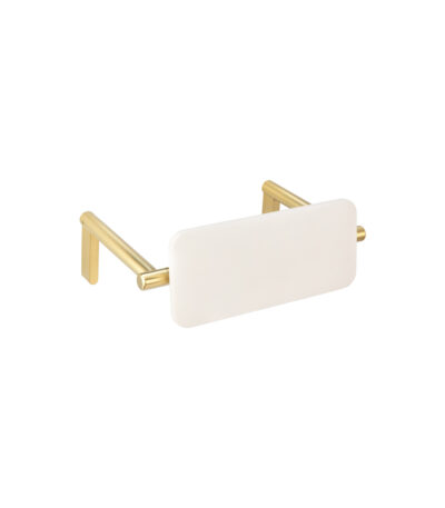 Aliro Accessible Backrest - Brushed Brass