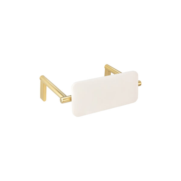 Aliro Accessible Backrest - Brushed Brass