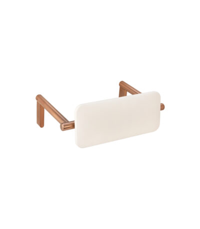 Aliro Accessible Backrest - Brushed Copper