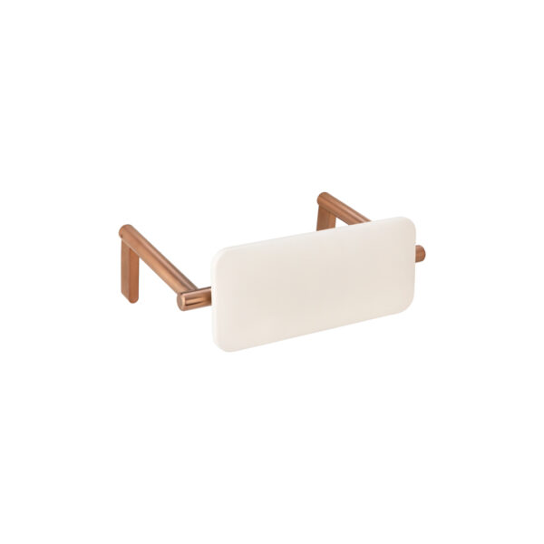 Aliro Accessible Backrest - Brushed Copper