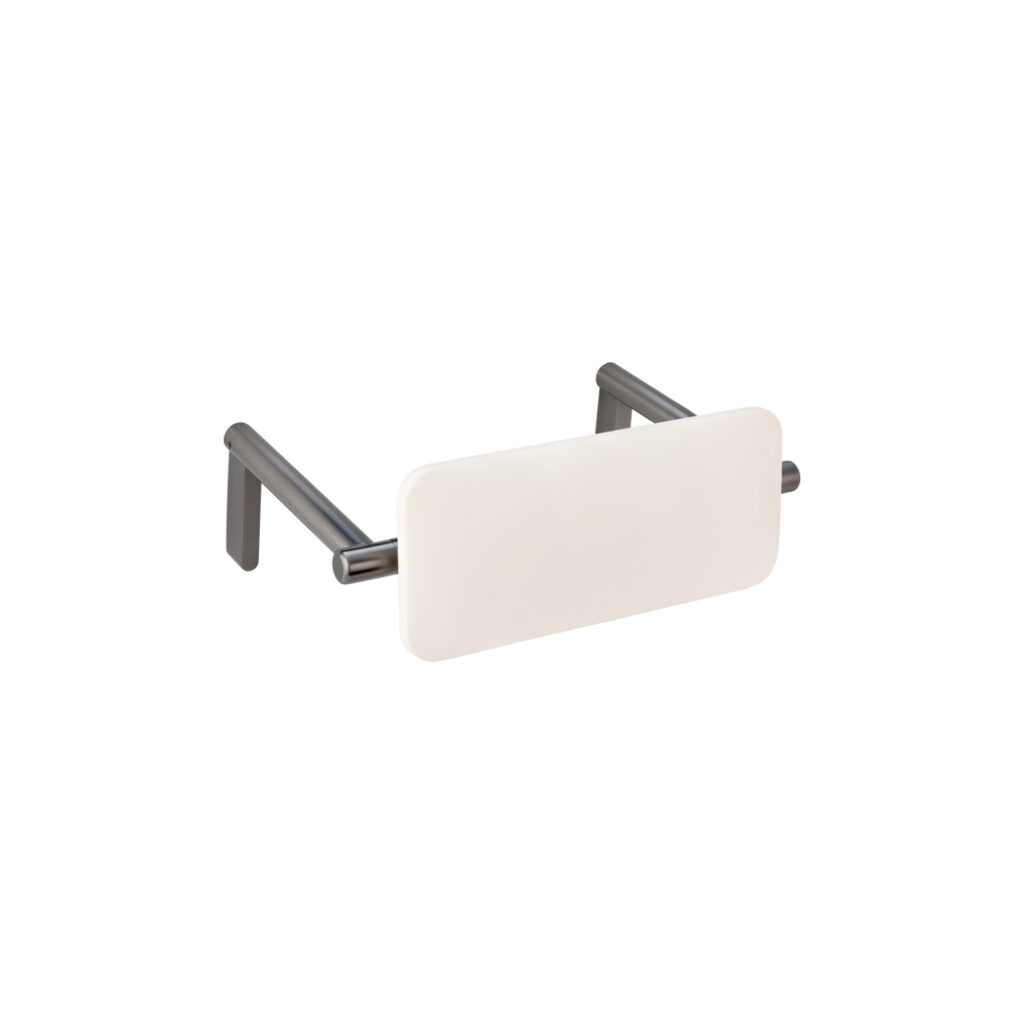 Aliro Accessible Backrest- Brushed Gunmetal