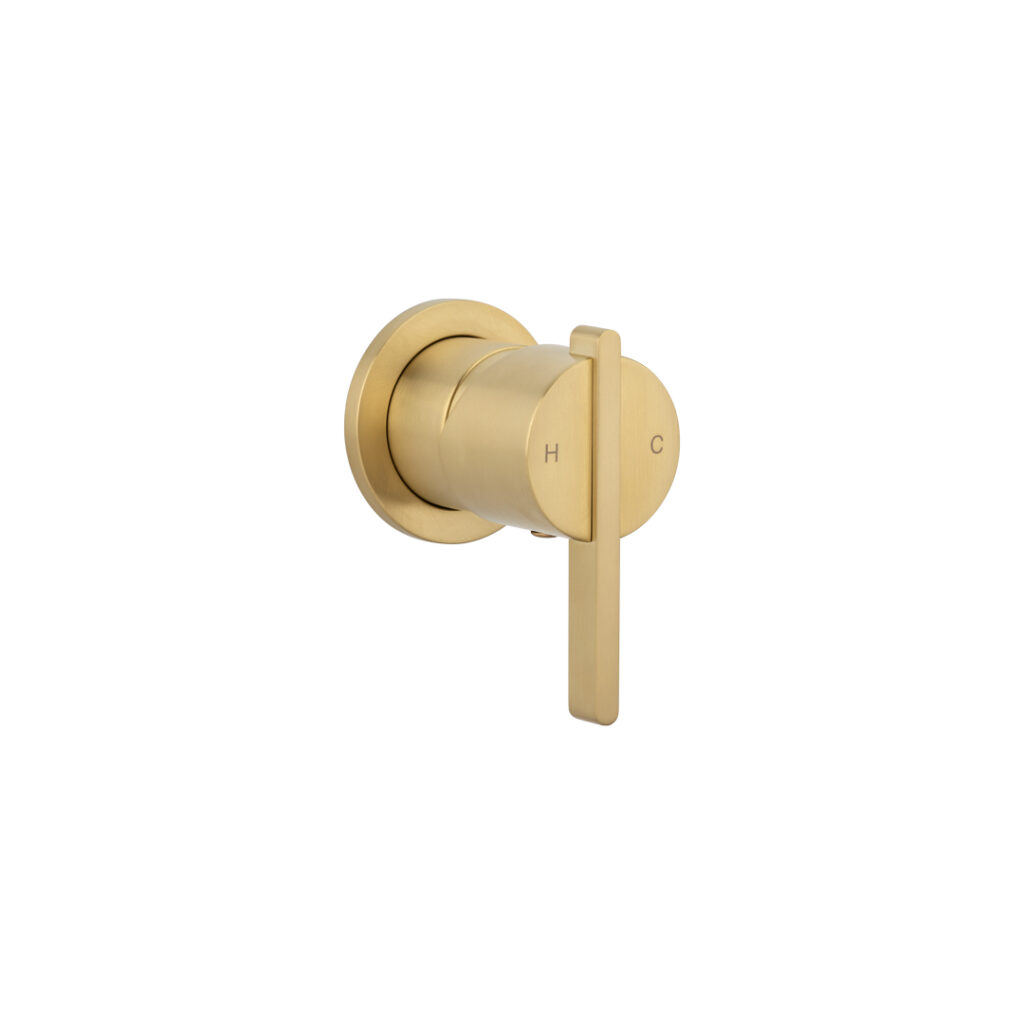 Aliro Accessible Minimal Mixer - Brushed Brass
