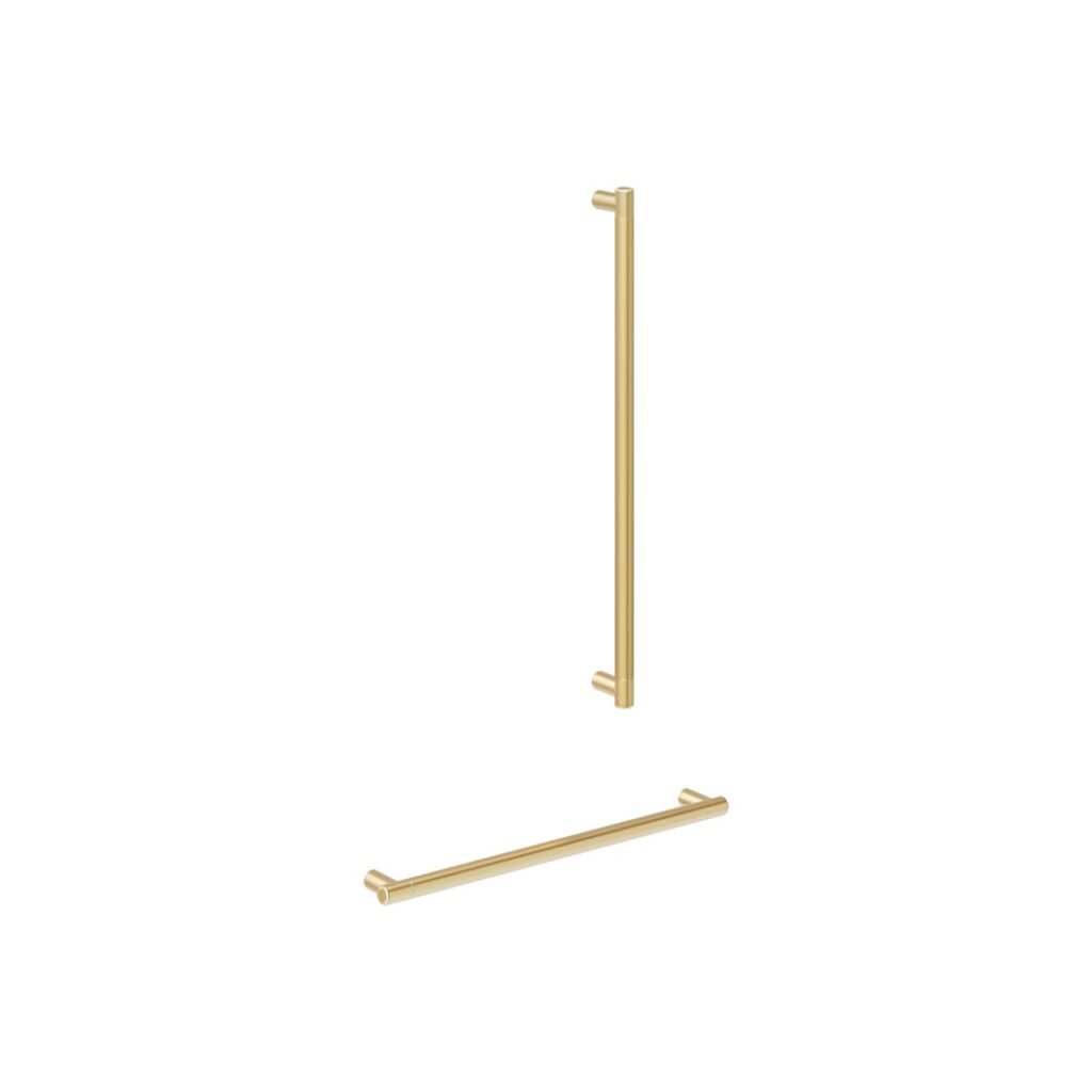Aliro Accessible Shower Grab Rail Set - Brushed Brass