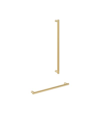 Aliro Accessible Shower Grab Rail Set - Brushed Brass