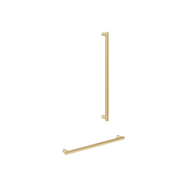 Aliro Accessible Shower Grab Rail Set - Brushed Brass