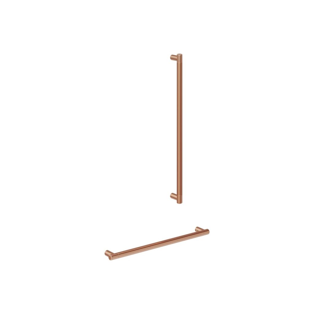 Aliro Accessible Shower Grab Rail Set - Brushed Copper
