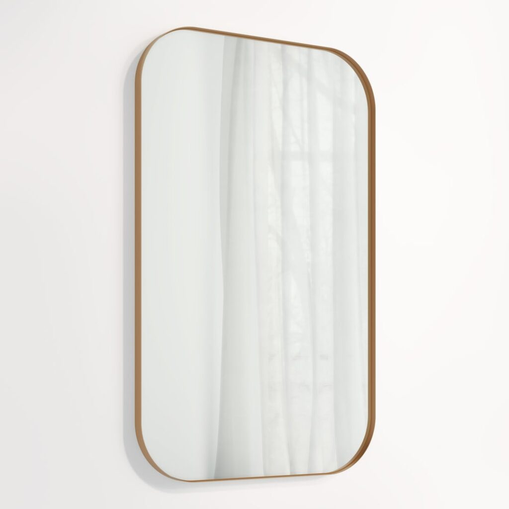 Aliro Mirror 1000 x 625mm - Brushed Copper