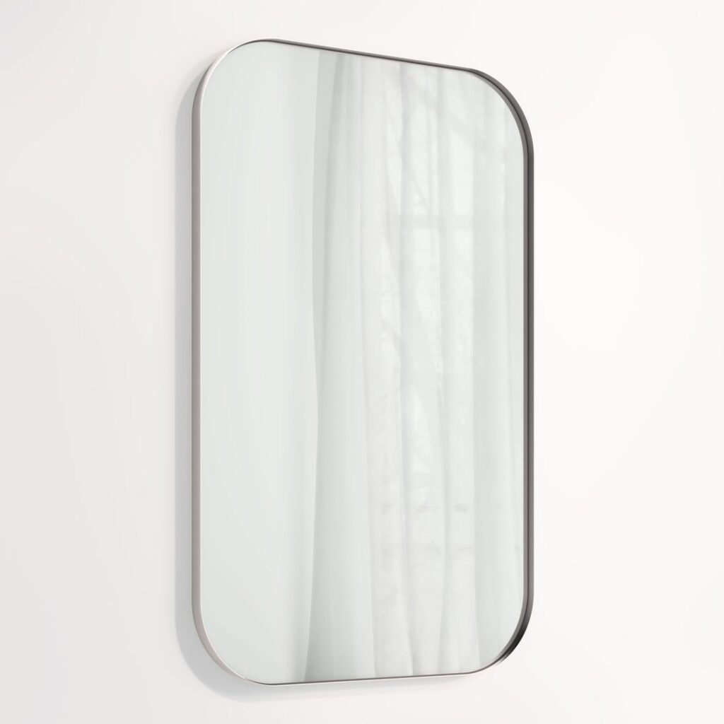 Aliro Mirror 1000 x 625mm - Stainless Steel