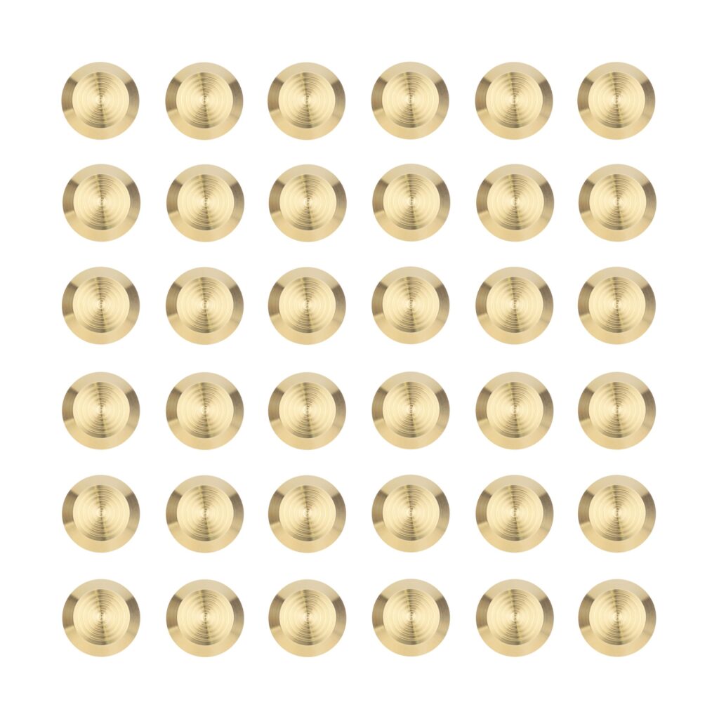 Aliro Tactile Indicators (36 PCS) - Brushed Brass
