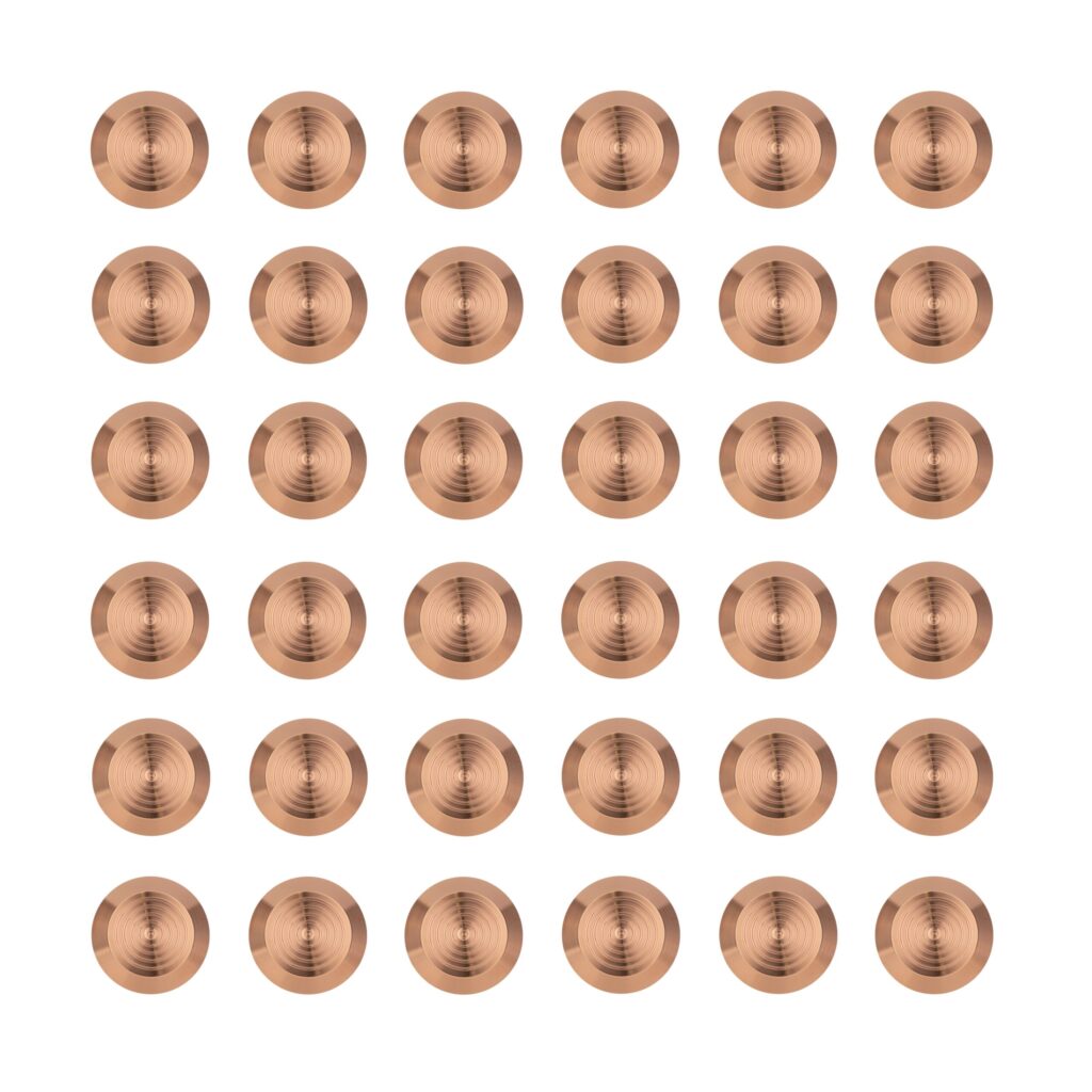 Aliro Tactile Indicators (36 PCS) - Brushed Copper