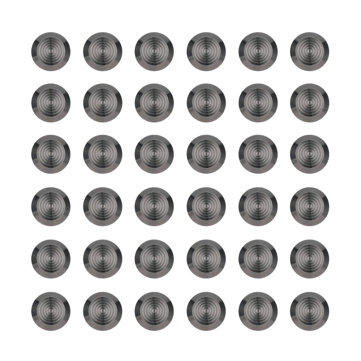 Aliro Tactile Indicators (36 PCS) - Brushed Gunmetal