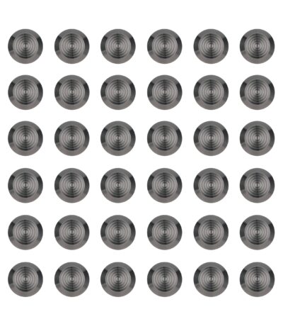 Aliro Tactile Indicators (36 PCS) - Brushed Gunmetal