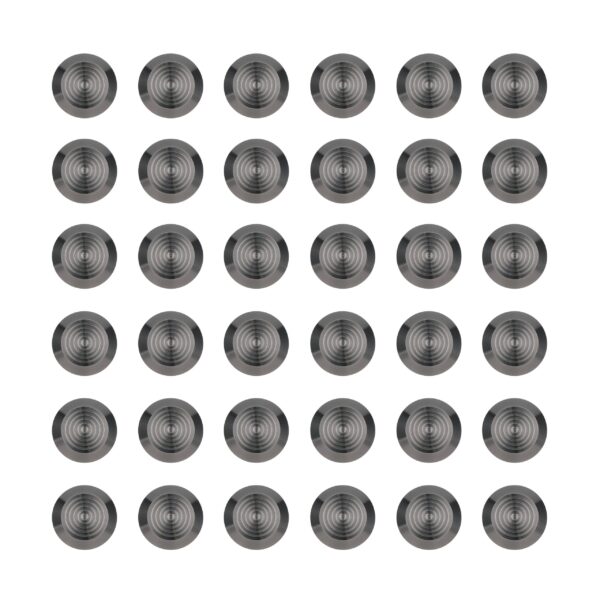 Aliro Tactile Indicators (36 PCS) - Brushed Gunmetal