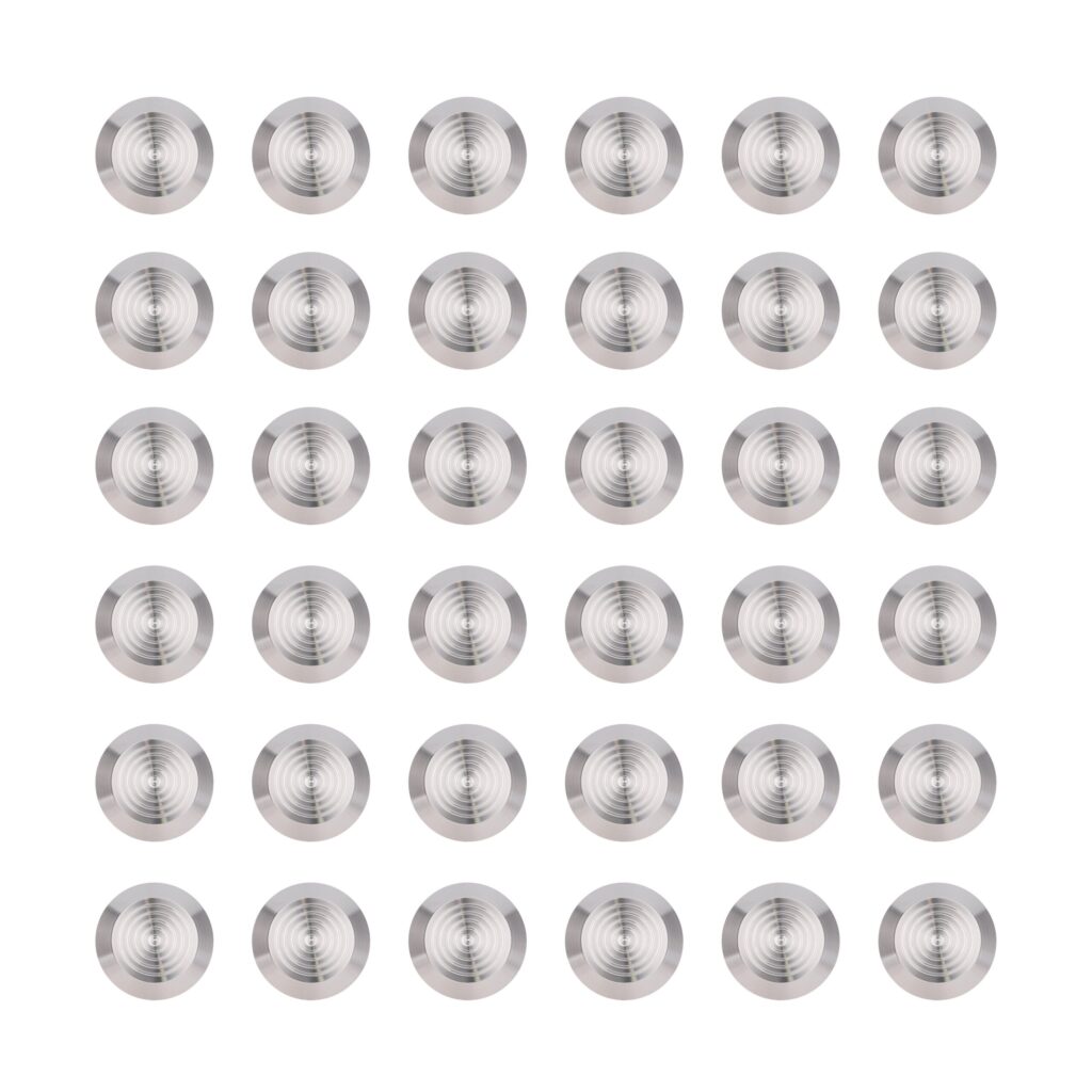 Aliro Tactile Indicators (36 PCS) - Stainless Steel