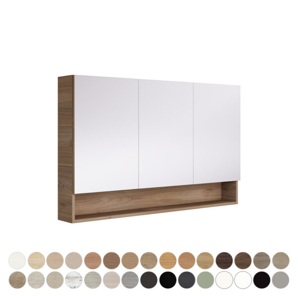 Aluca 1200 Display Shelf Mirror Cabinet