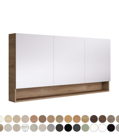 Aluca 1500 Display Shelf Mirror Cabinet